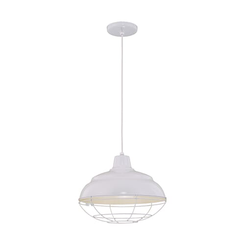 Millennium Lighting R Series 1-Light Pendants in White