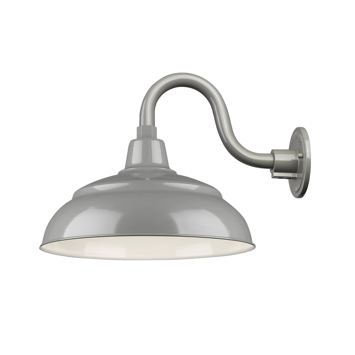 Millennium Lighting R Series 1-Light 14" Warehouse Shade in Gray