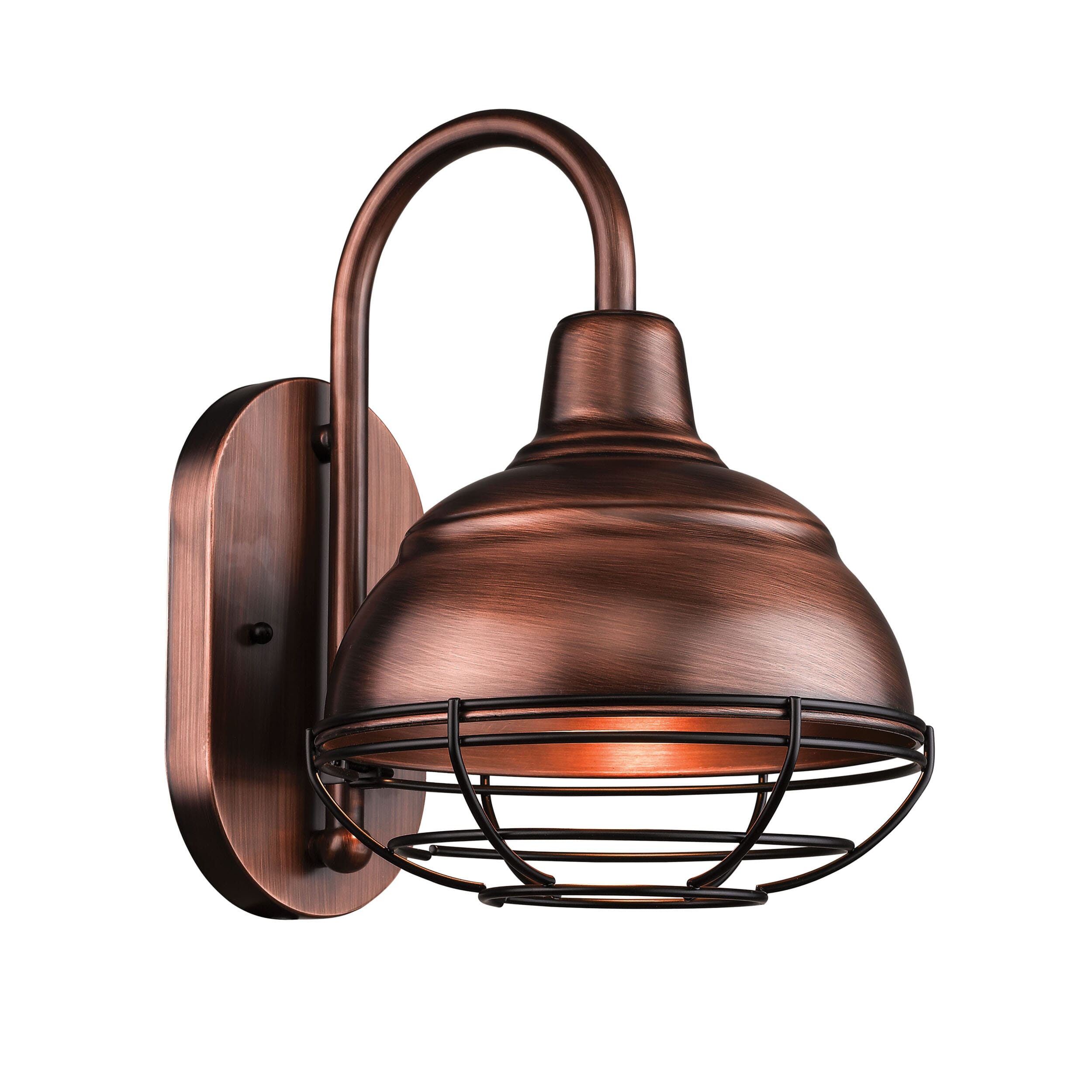 Millennium Lighting R Series 1-Light Wall Lantern in Natural Copper