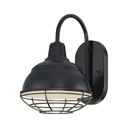 Millennium Lighting R Series 1-Light Wall Sconce in Satin Black