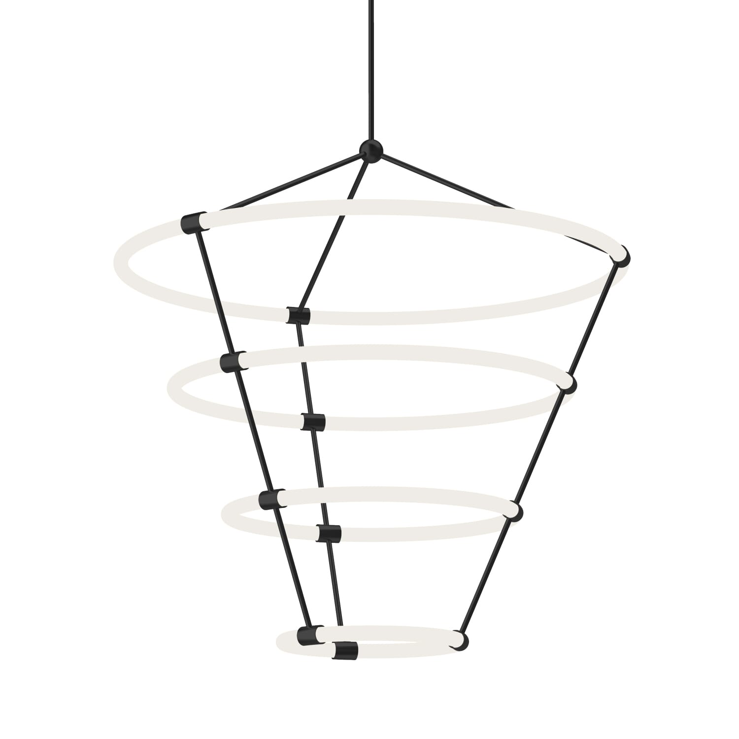 Kuzco Santino LED Contemporary Chandelier in Black