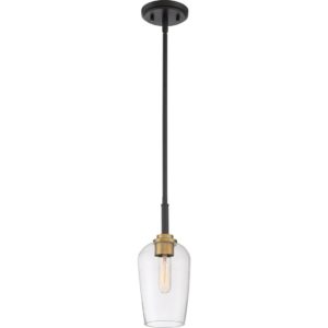 Quoizel Sagamore 5" Pendant Light in Earth Black