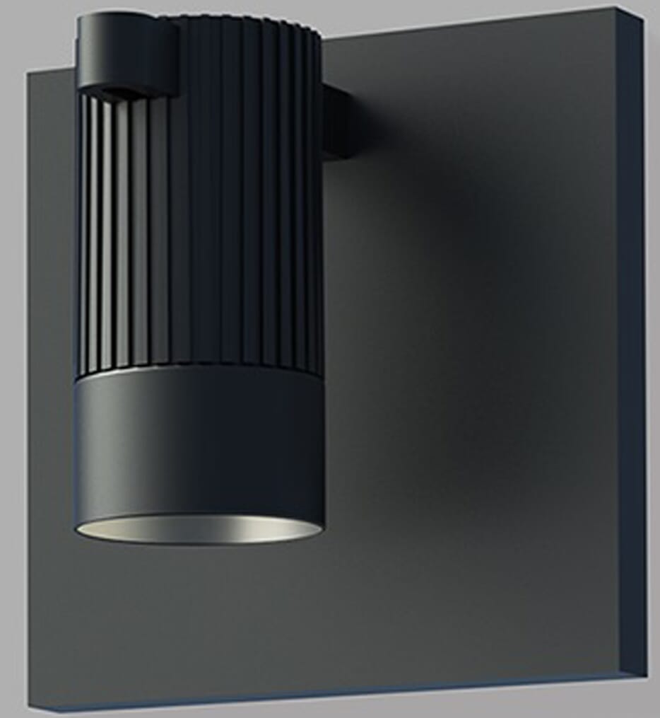 Sonneman SuspendersÂ® 3" Wall Sconce in Satin Black