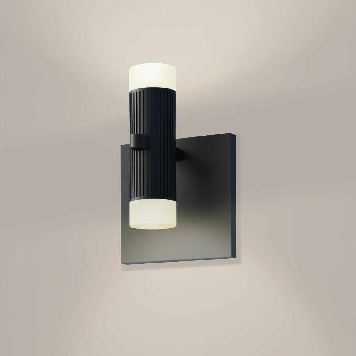 Sonneman SuspendersÂ® Wall Sconce in Satin Black