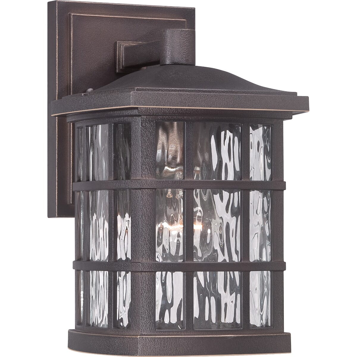 Quoizel Stonington 7" Outdoor Wall Lantern in Palladian Bronze