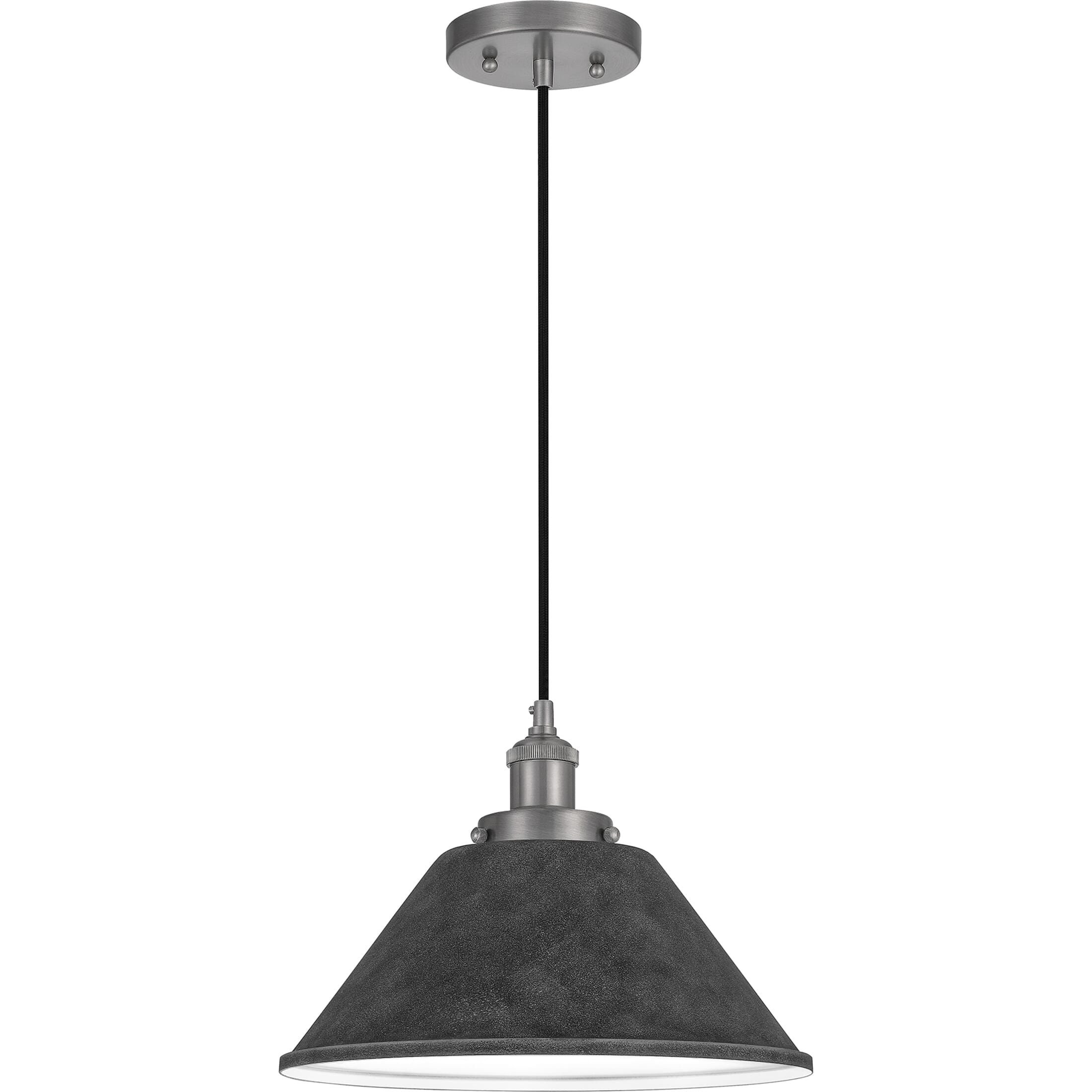 Quoizel Sparrow 12" Pendant Light in Antique Nickel