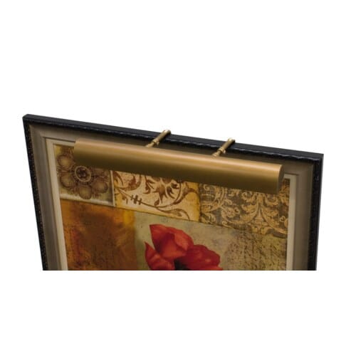 House of Troy Classic Traditional 3-Light 24" Picture Light in Weathered Brass