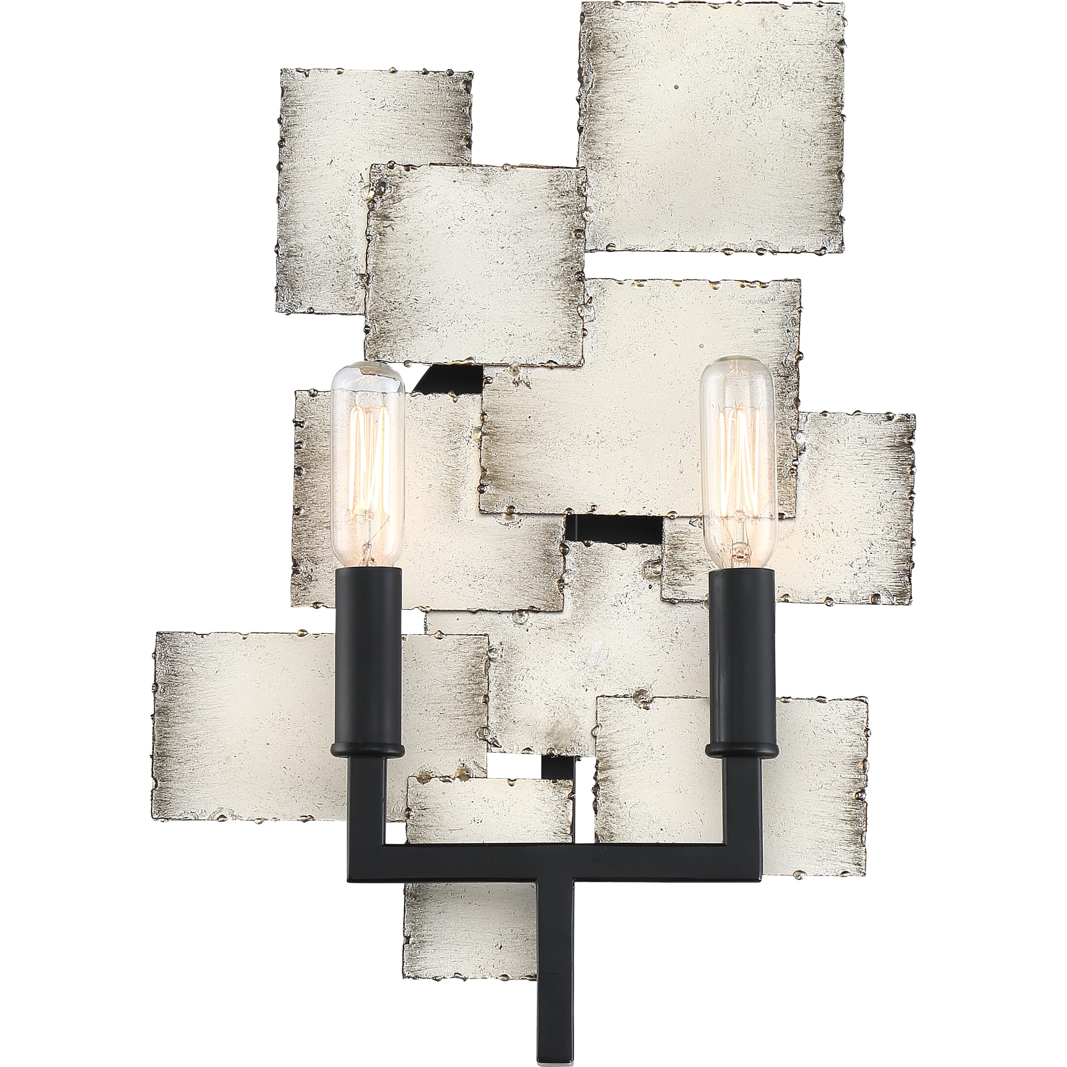 Quoizel Torrance 2-Light 15" Wall Sconce in Old Silver