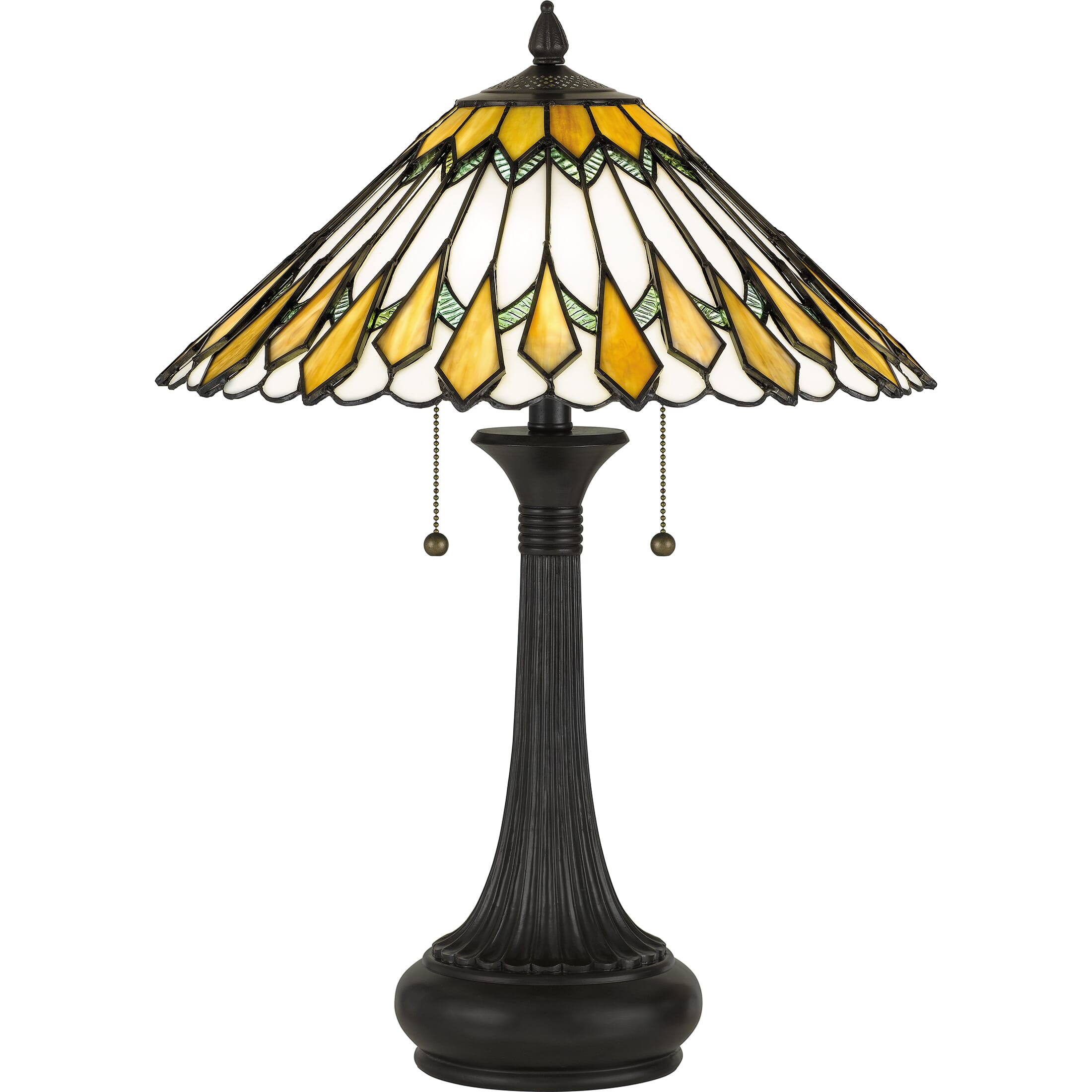 Quoizel Maddow 2-Light 25" Table Lamp in Vintage Bronze