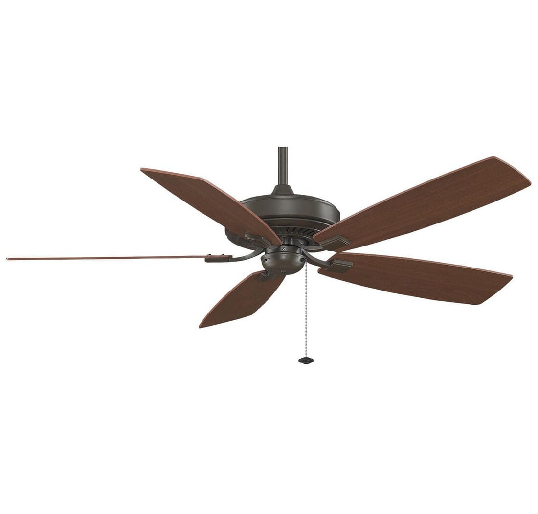 Fanimation 60" Edgewood Indoor/Outdoor Ceiling Fan in Bronze w/Cherry Blades