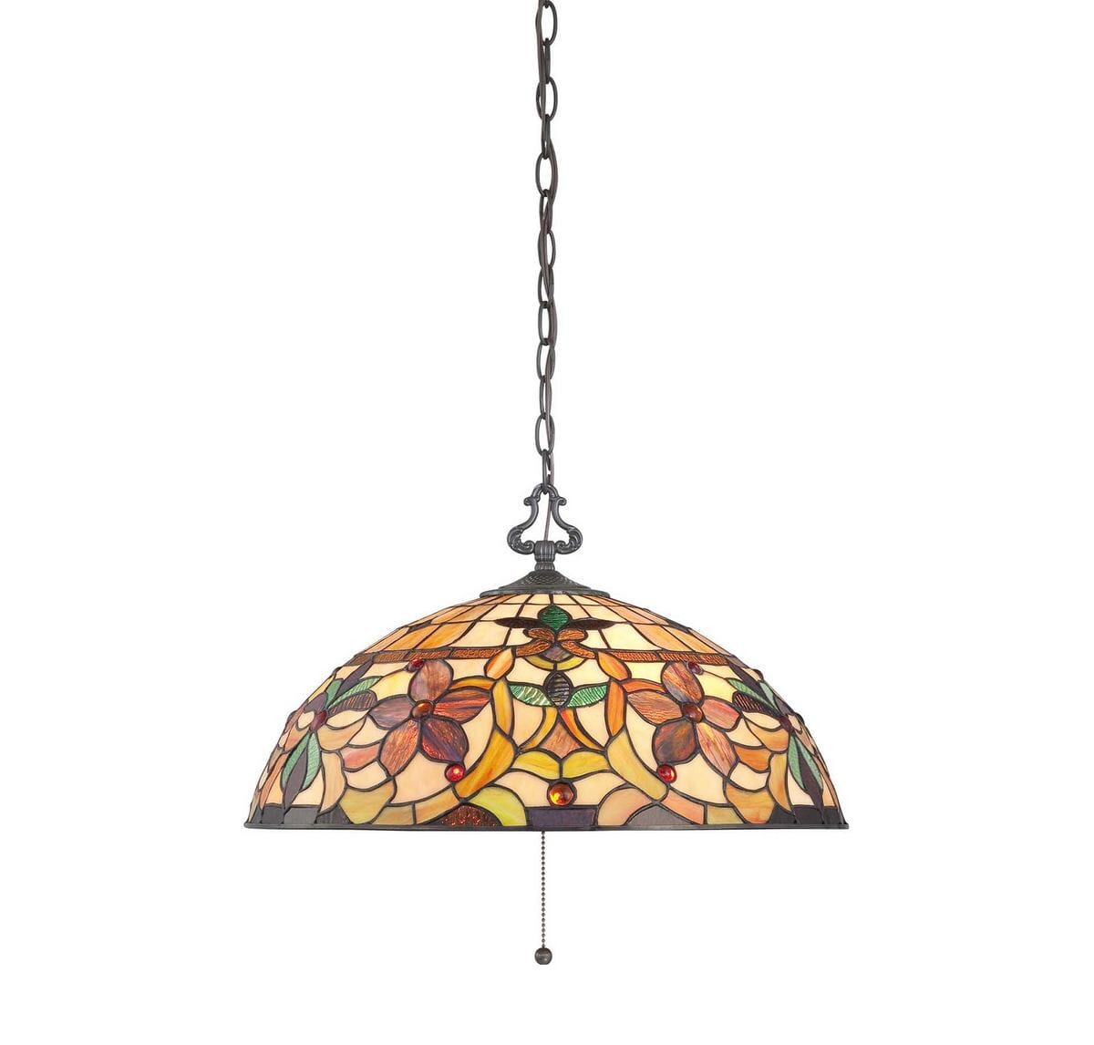 Quoizel Kami 3-Light 20" Pendant Light in Vintage Bronze