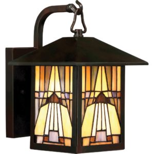 Quoizel Inglenook 7" Outdoor Wall Light in Valiant Bronze