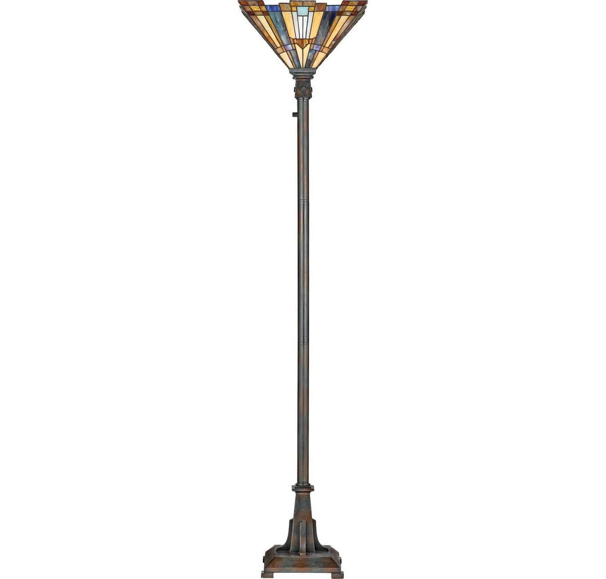 Quoizel Inglenook 71" Floor Lamp in Valiant Bronze