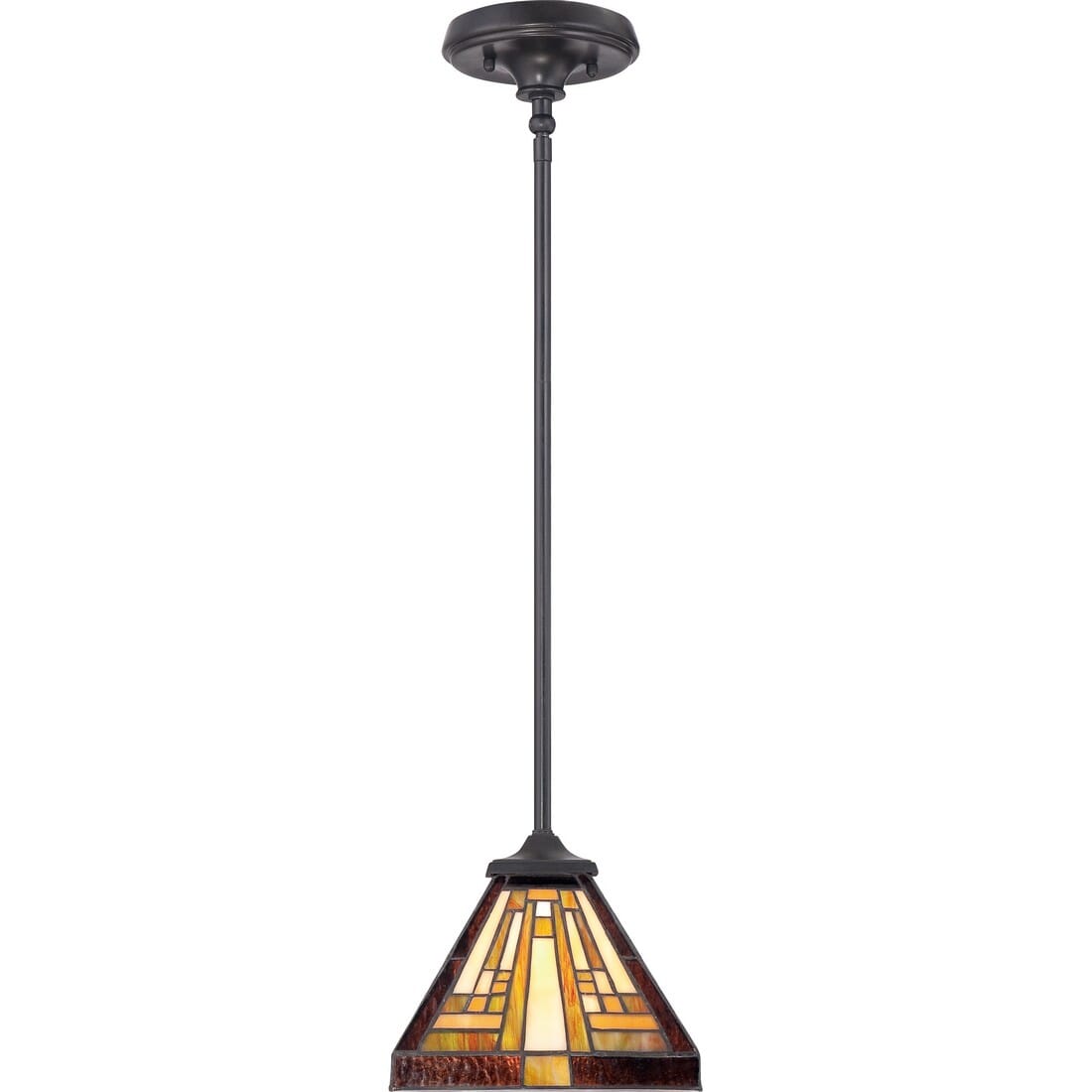 Quoizel Stephen 8" Pendant Light in Vintage Bronze