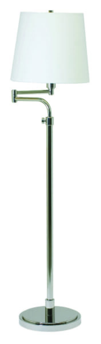 House of Troy Townhouse Polished Nickel Floor Lamp