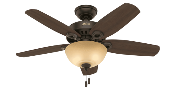 Hunter Builder 2-Light 42" Indoor Ceiling Fan in New Bronze