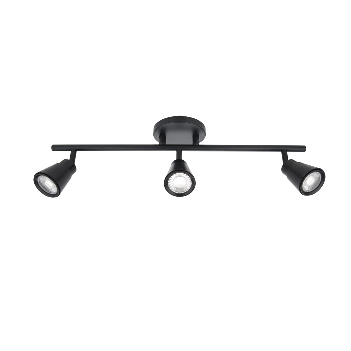 WAC Solo 3000K 3-Light Track Lighting in Black