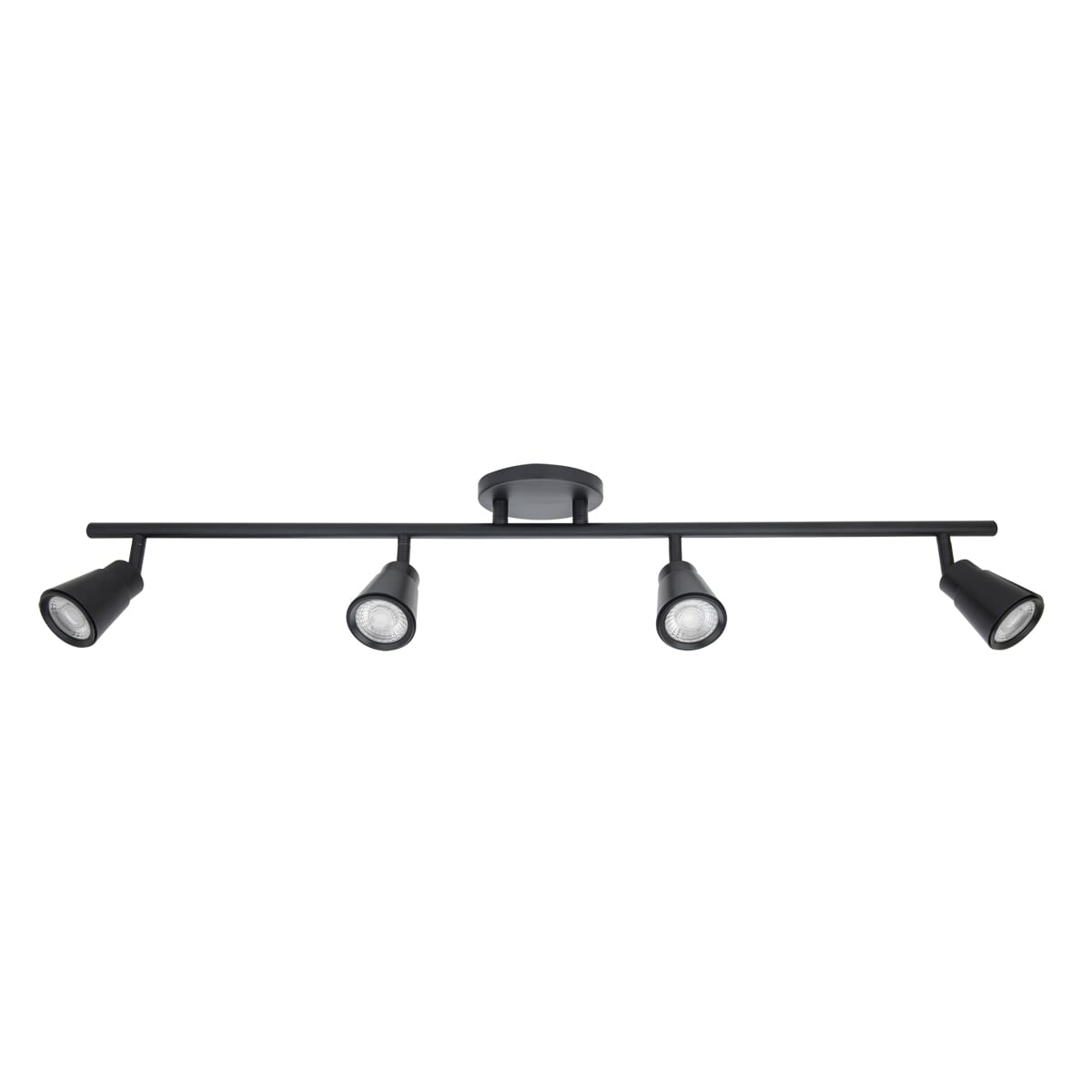 WAC Solo 3000K 4-Light Track Lighting in Black