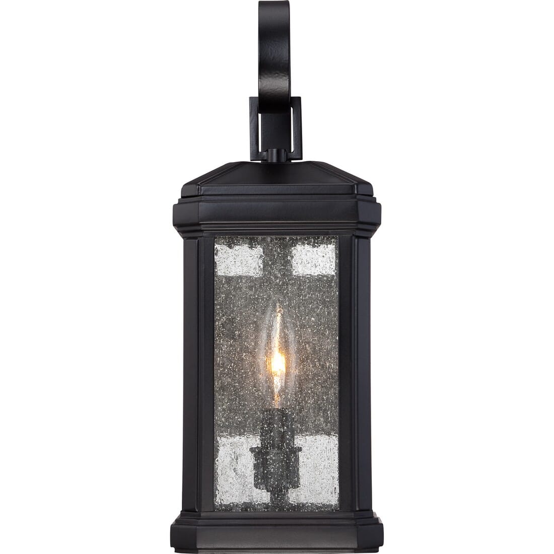 Quoizel Trumbull 6" Outdoor Wall Light in Mystic Black