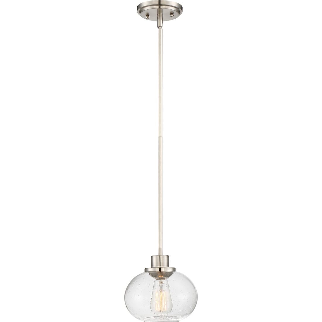 Quoizel Trilogy 8" Pendant Light in Brushed Nickel