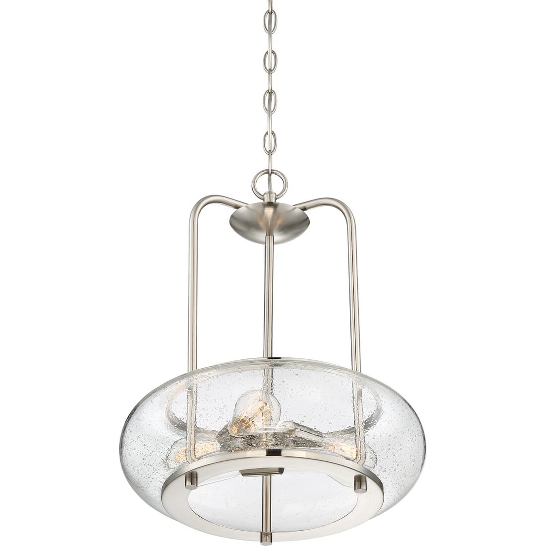 Quoizel Trilogy 3-Light 16" Pendant Light in Brushed Nickel