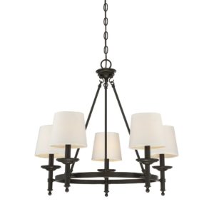 Trade Winds Blackburn 5-Light Traditional Chandelier in Oil Rubbed Bronze