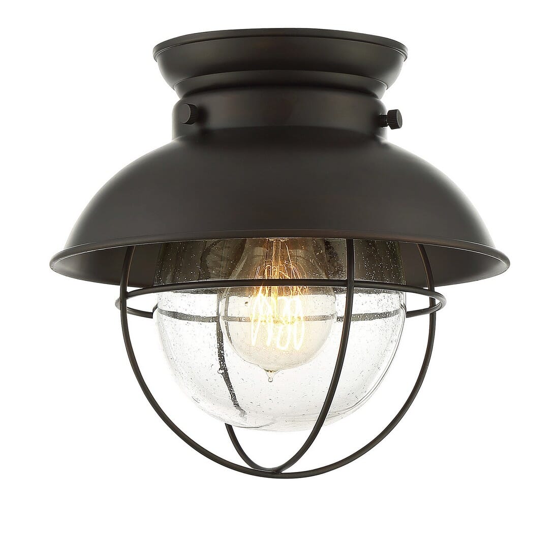 Trade Winds Lakeshore Ceiling Light in Oil Rubbed Bronze