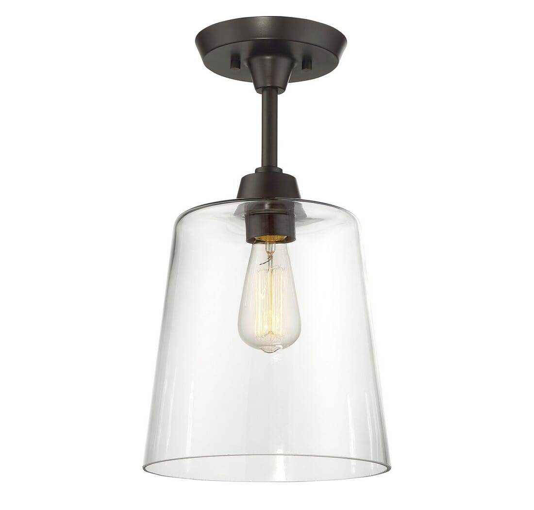 Trade Winds Templeton Ceiling Light in Oil Rubbed Bronze