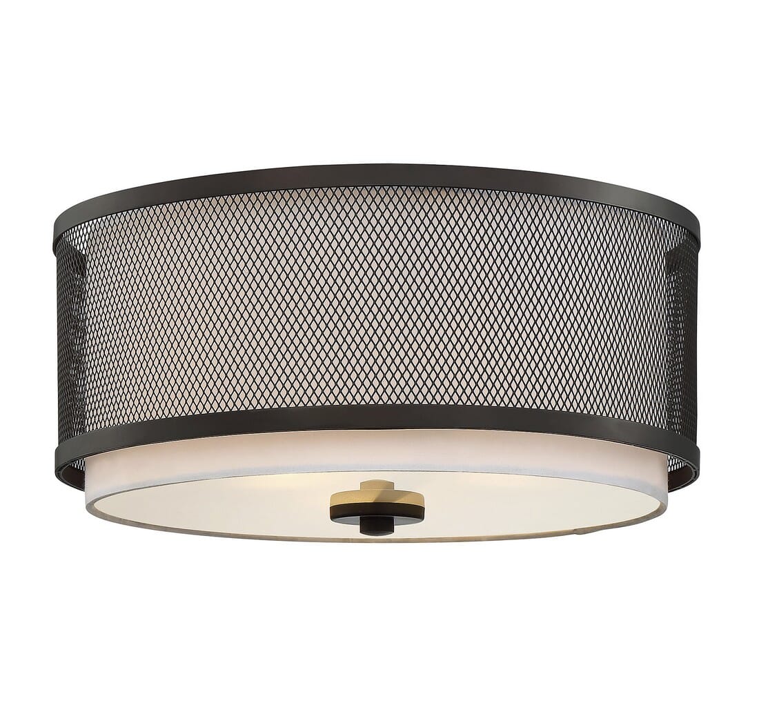 Trade Winds Fremont 3-Light Ceiling Light in Oil Rubbed Bronze