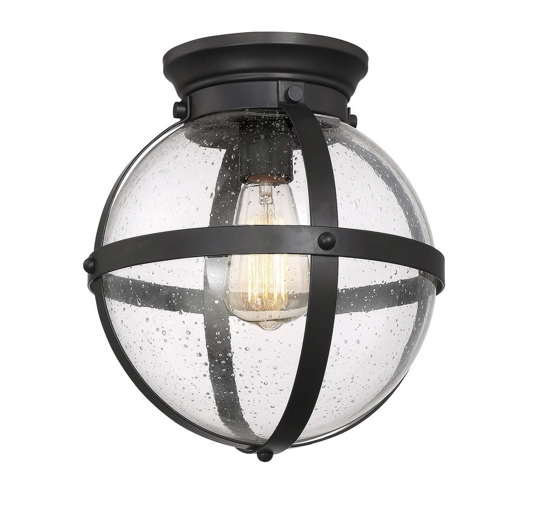 Trade Winds Somerset Globe Ceiling Light in Oil Rubbed Bronze