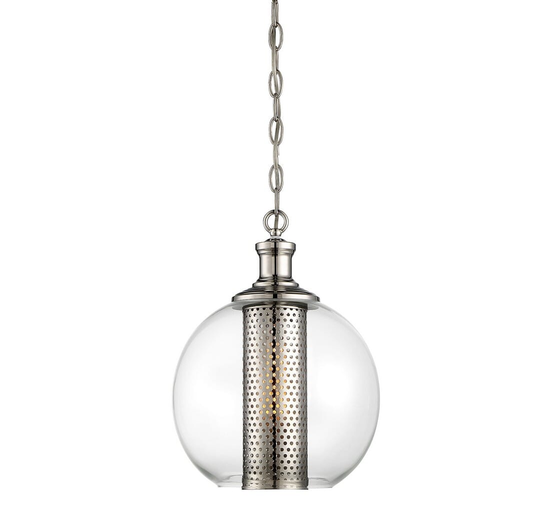 Trade Winds Crawford Pendant Light in Polished Nickel