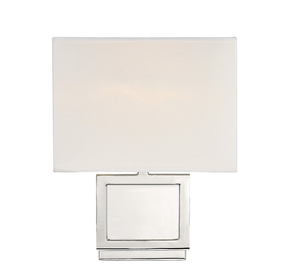 Trade Winds Avalon Wall Sconce in Polished Nickel