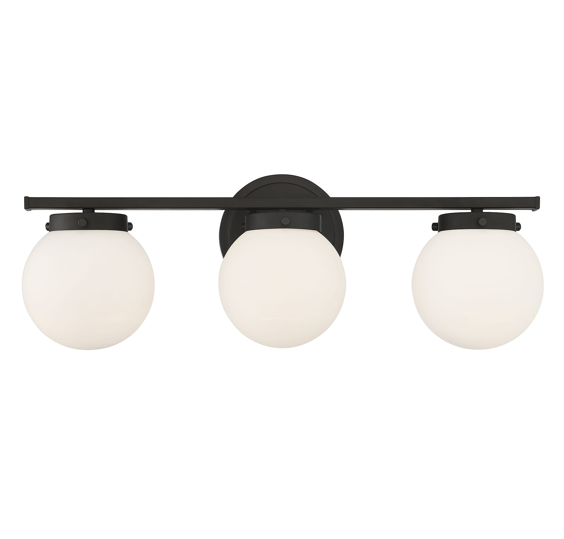 Trade Winds Antoinette 3-Light Bathroom Vanity Light in Matte Black