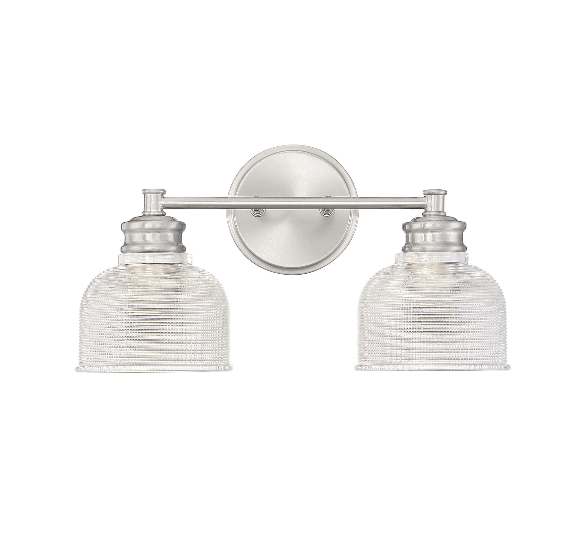 Trade Winds Addison 2-Light Bathroom Vanity Light in Brushed Nickel