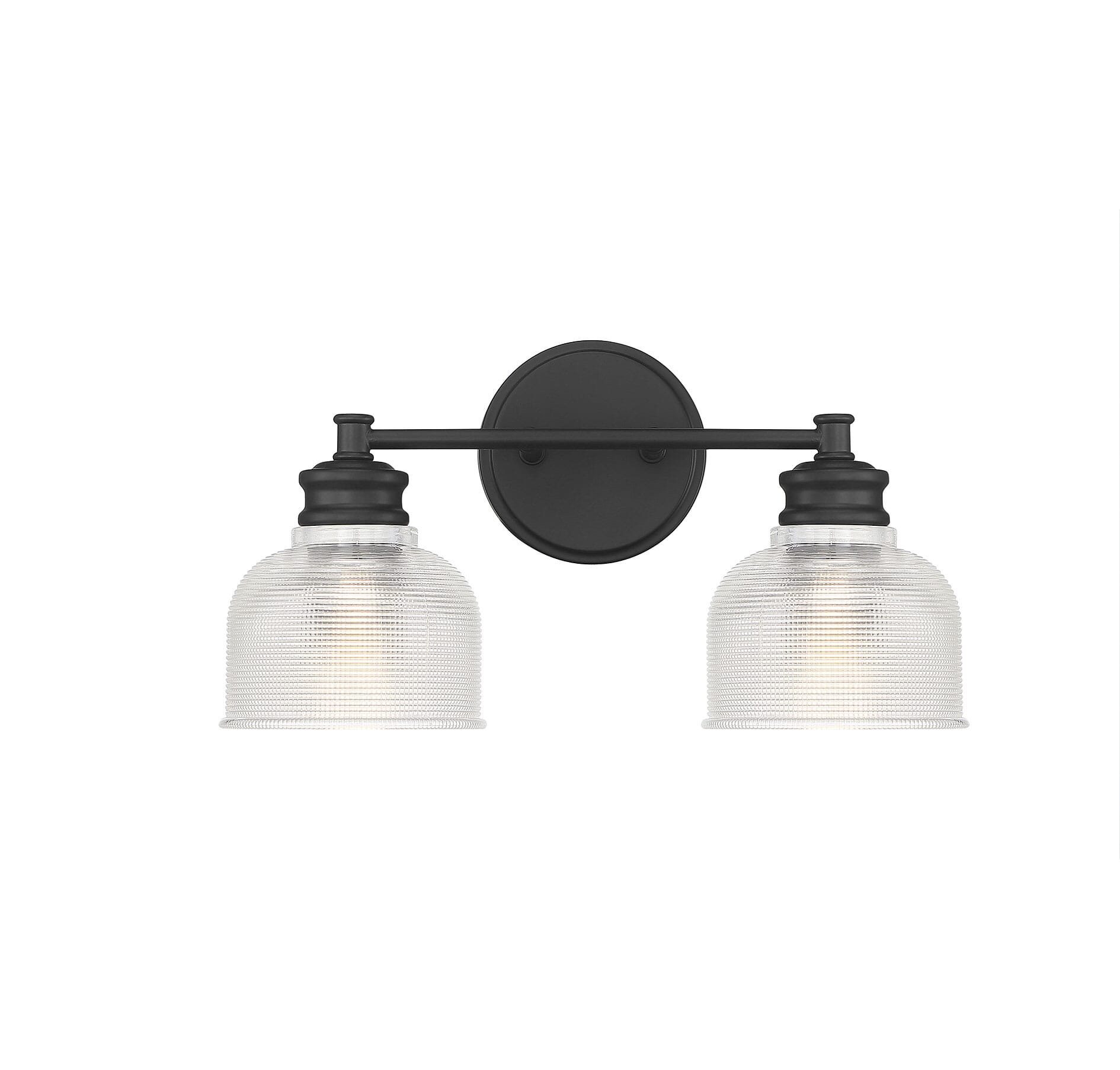 Trade Winds Addison 2-Light Bathroom Vanity Light in Matte Black