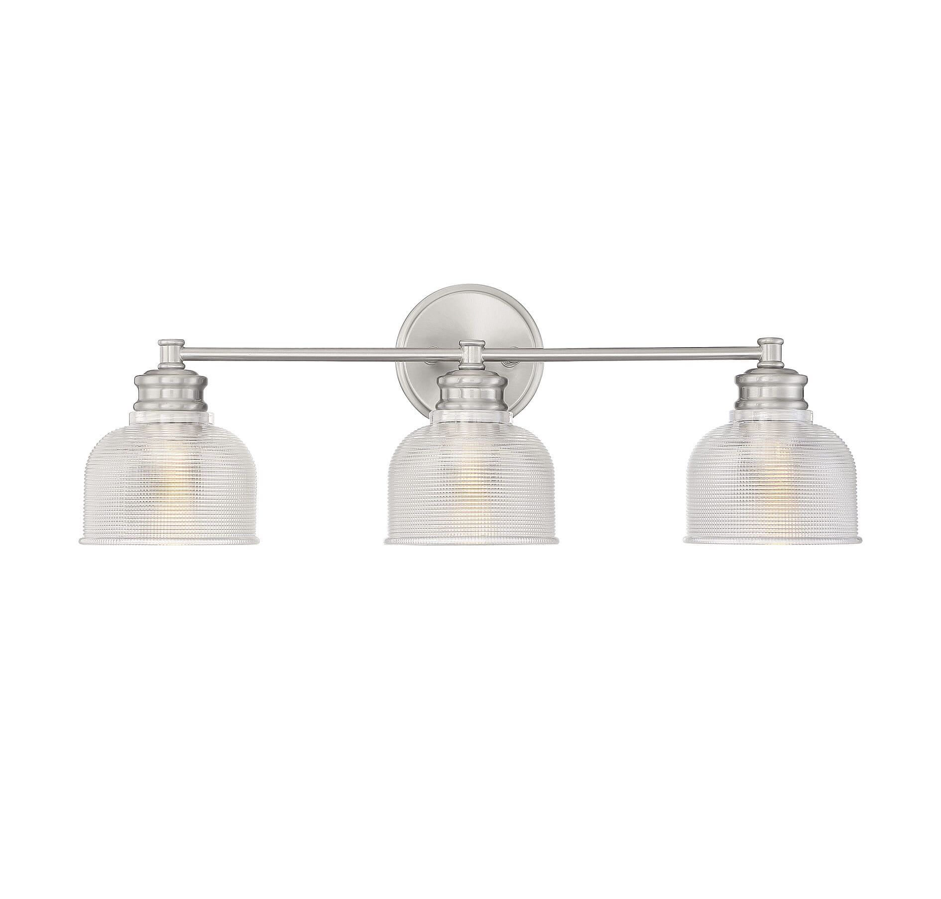 Trade Winds Addison 3-Light Bathroom Vanity Light in Brushed Nickel