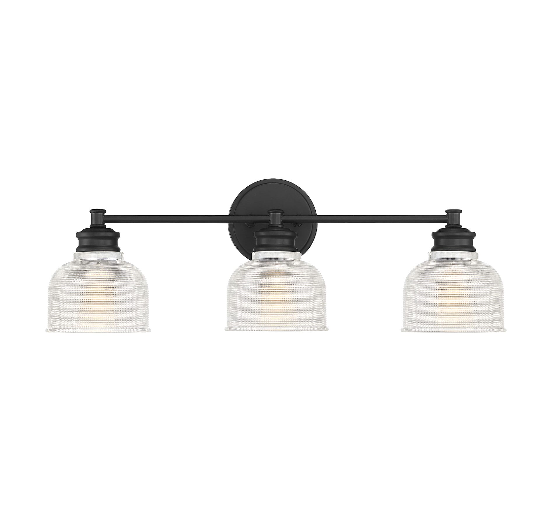 Trade Winds Addison 3-Light Bathroom Vanity Light in Matte Black