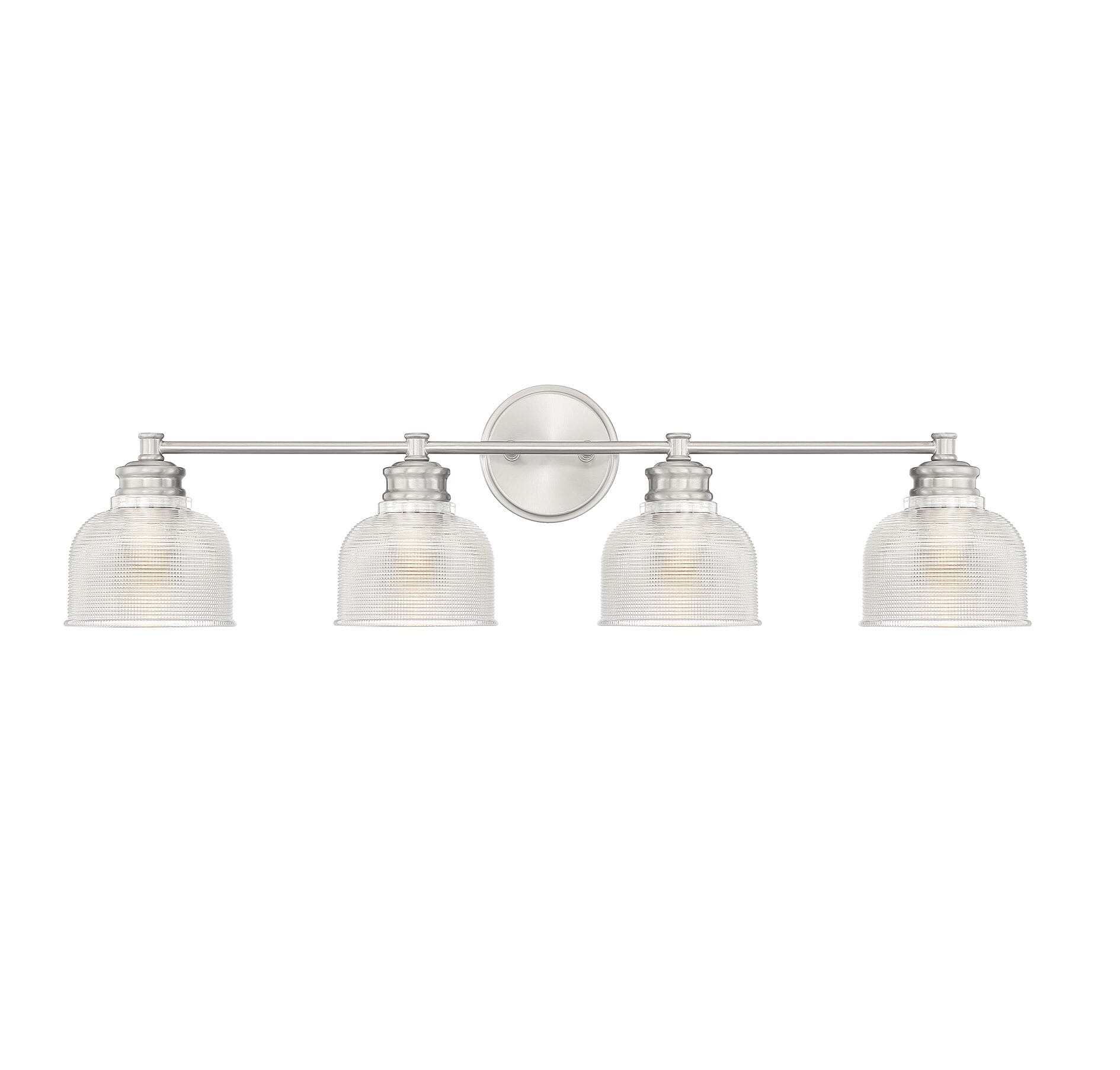 Trade Winds Addison 4-Light Bathroom Vanity Light in Brushed Nickel