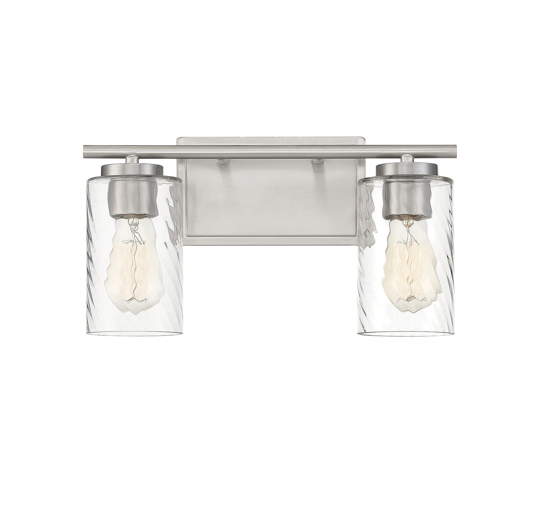 Trade Winds Raymond 2-Light Bathroom Vanity Light in Brushed Nickel