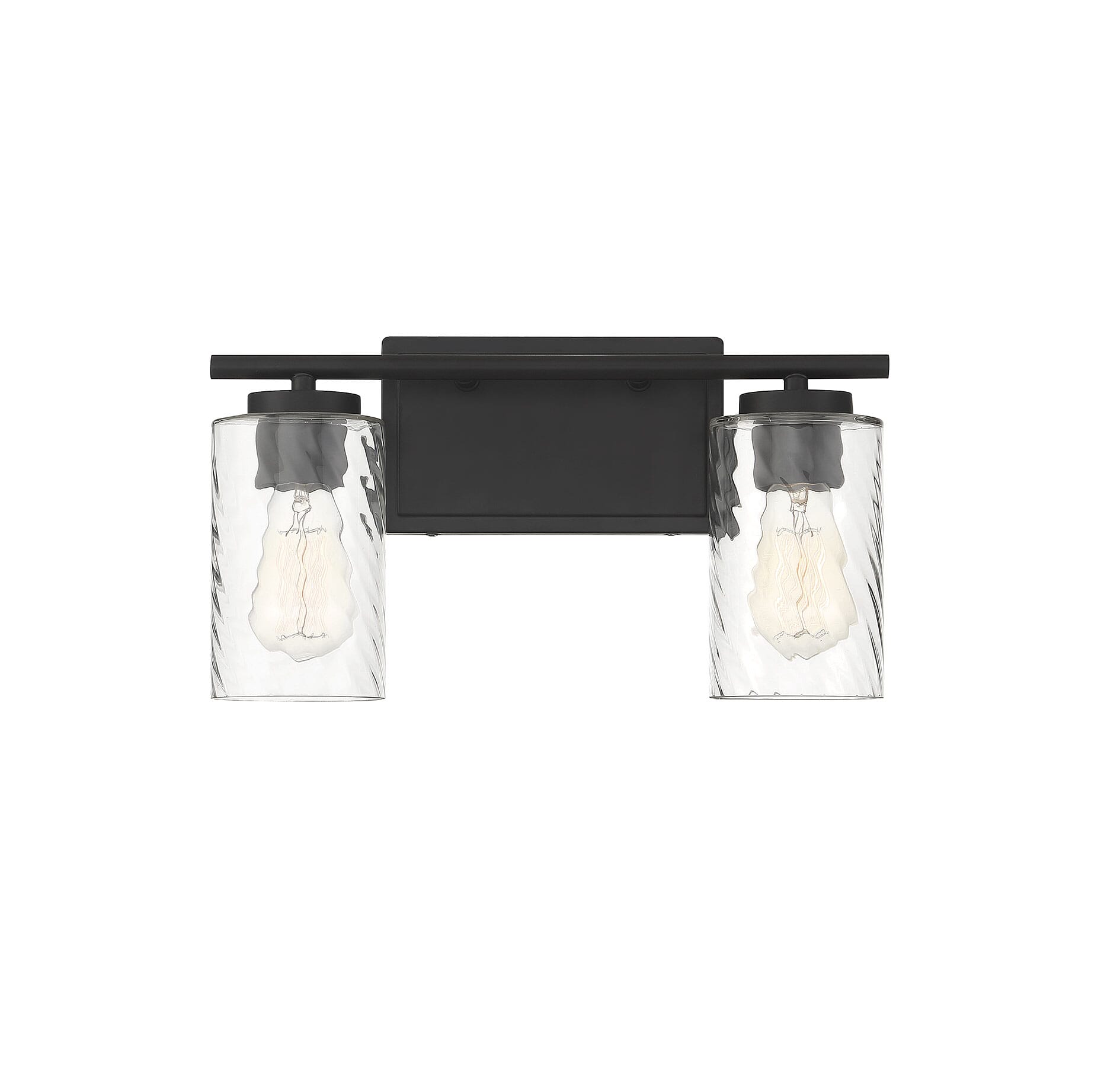 Trade Winds Raymond 2-Light Bathroom Vanity Light in Matte Black