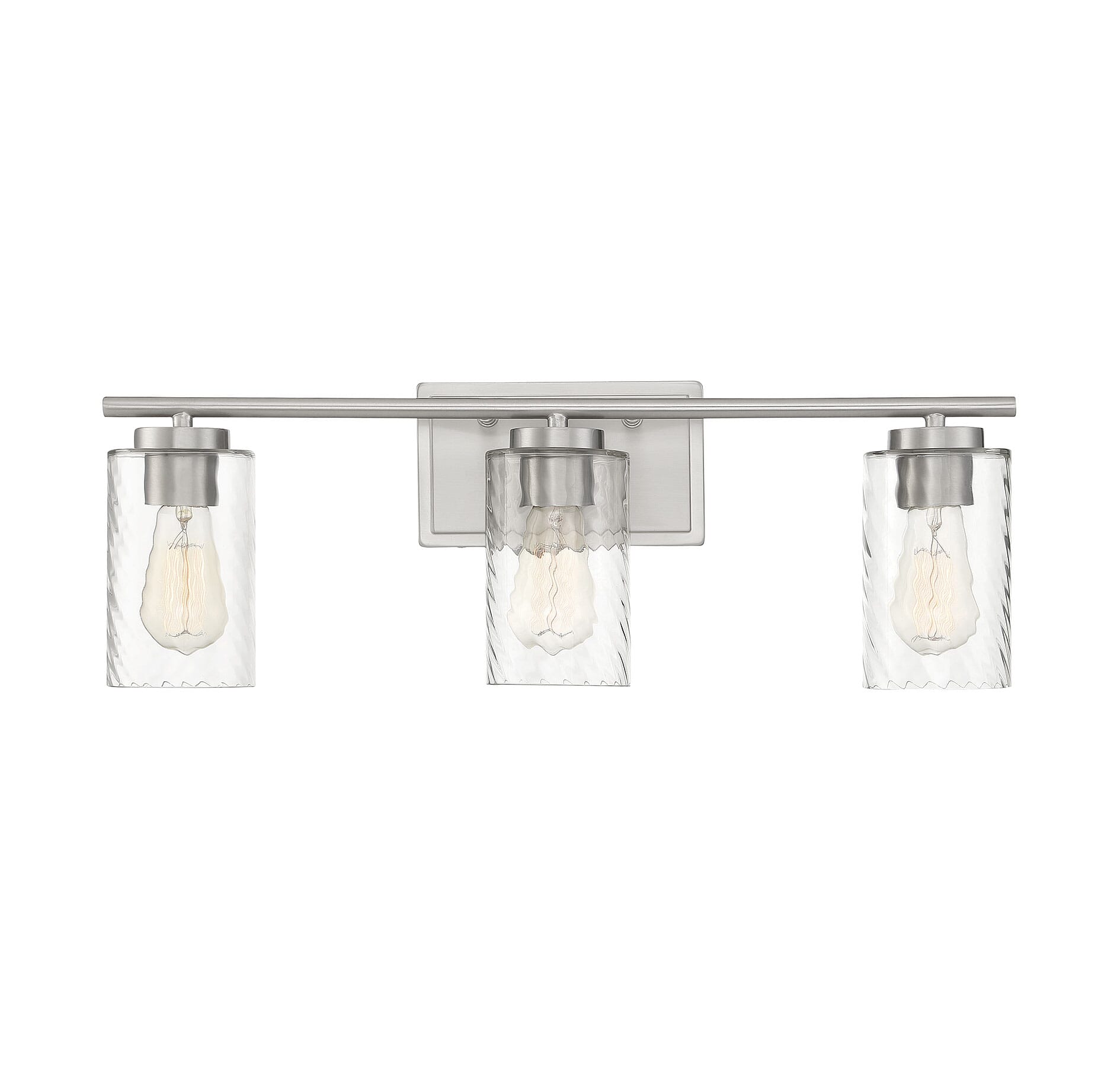 Trade Winds Raymond 3-Light Bathroom Vanity Light in Brushed Nickel