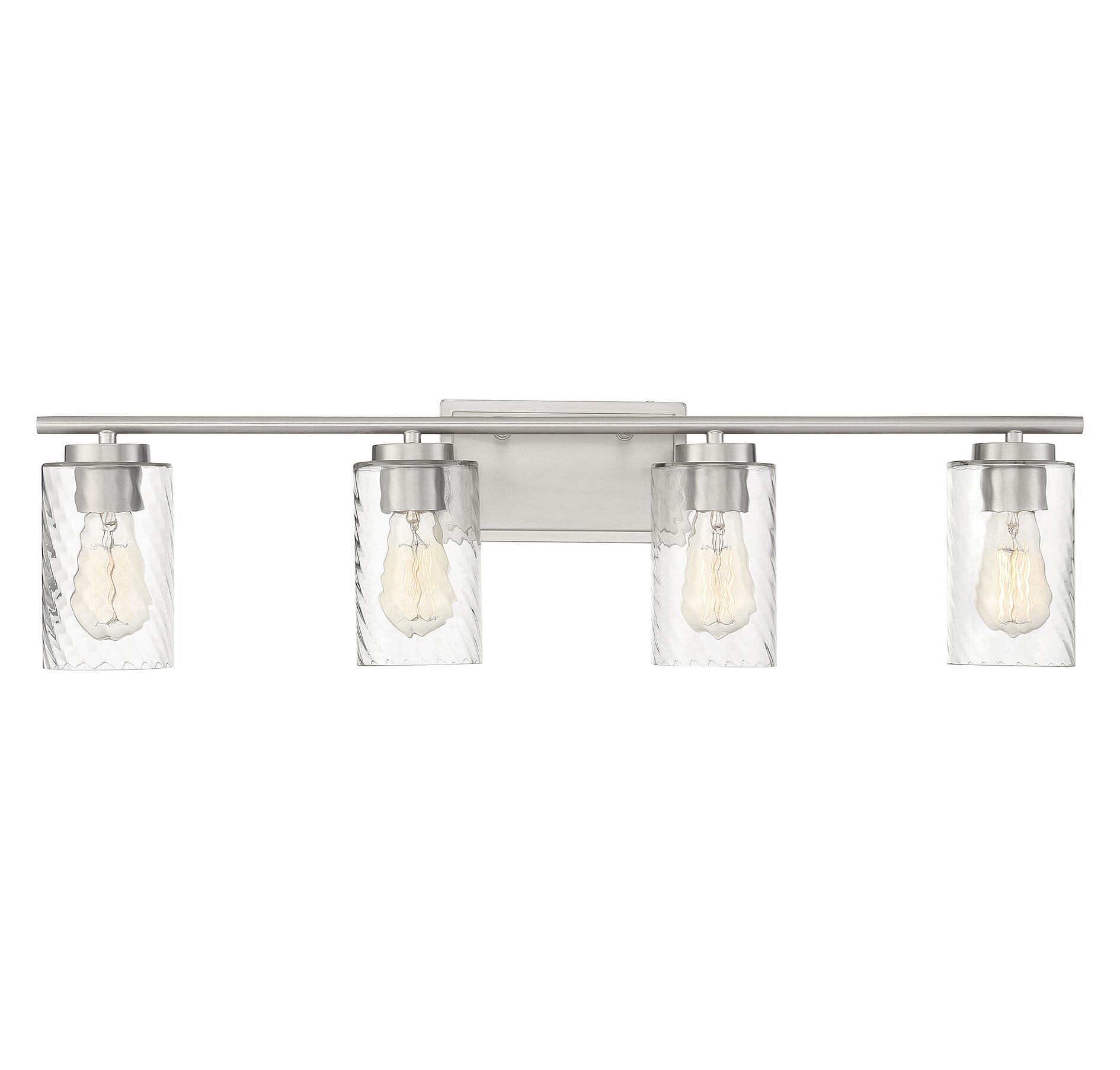 Trade Winds Raymond 4-Light Bathroom Vanity Light in Brushed Nickel