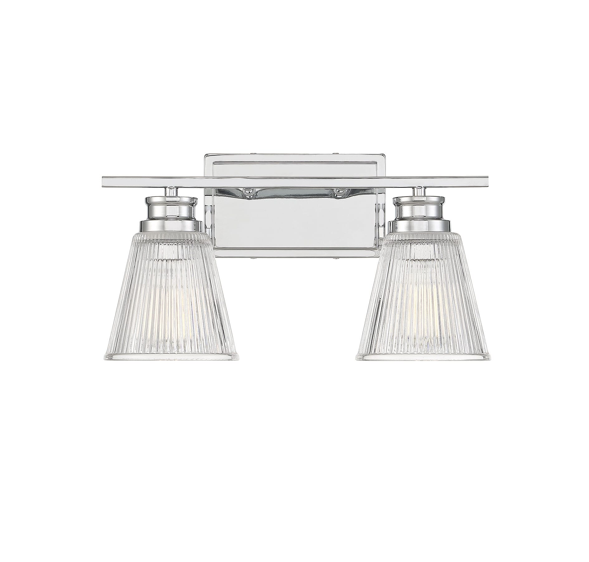 Trade Winds Fairhaven 2-Light Bathroom Vanity Light in Chrome