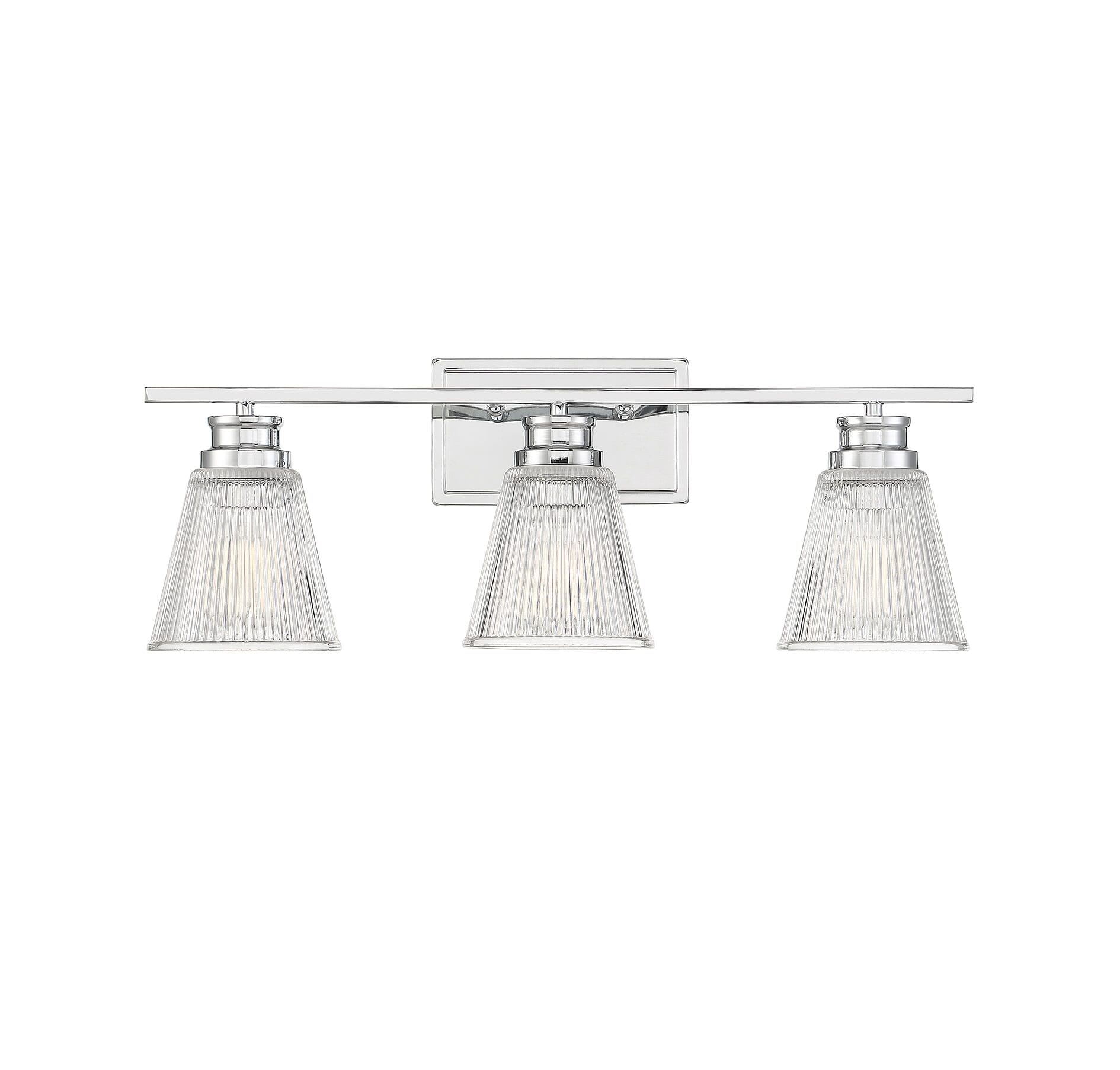 Trade Winds Fairhaven 3-Light Bathroom Vanity Light in Chrome