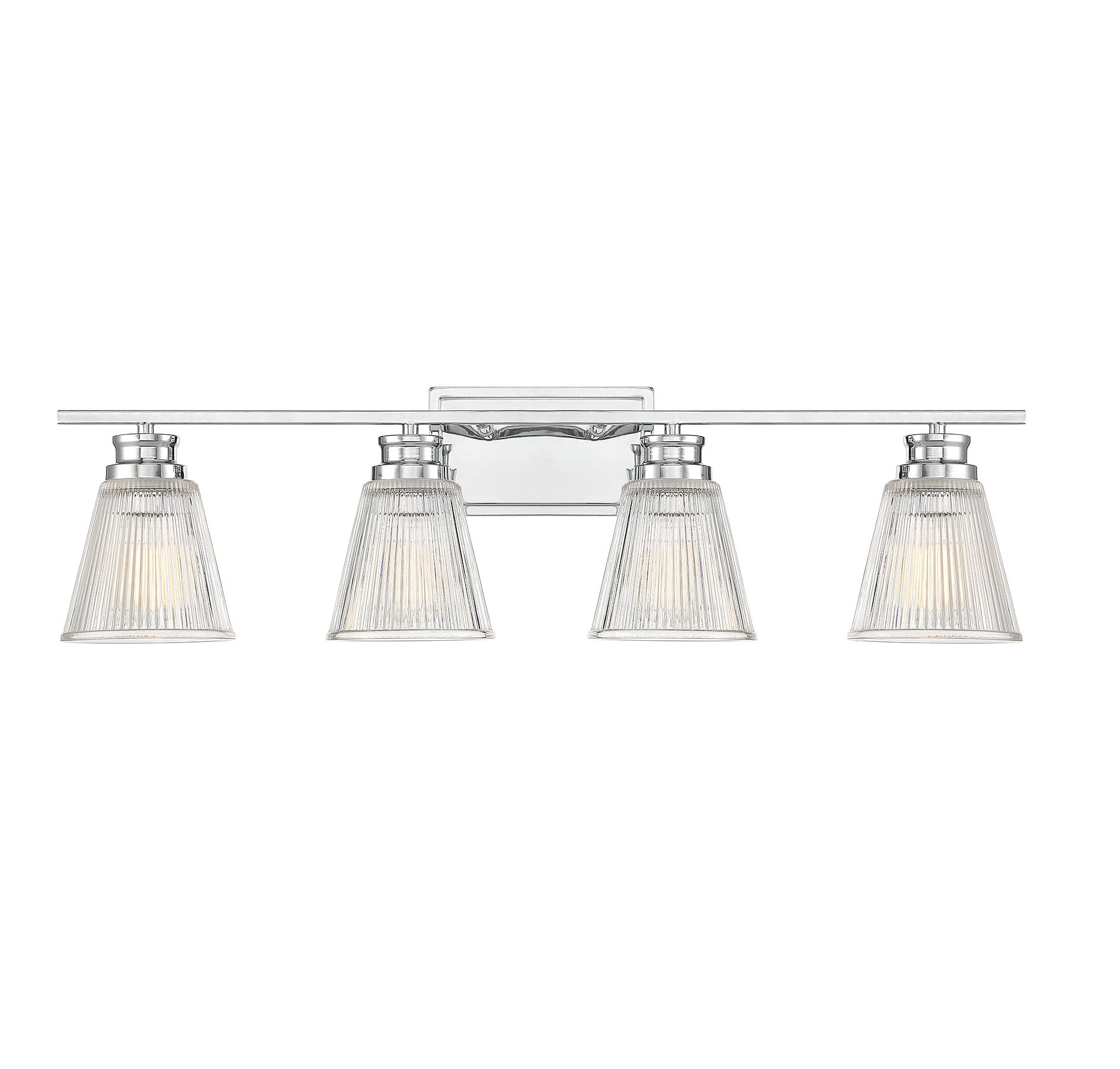 Trade Winds Fairhaven 4-Light Bathroom Vanity Light in Chrome