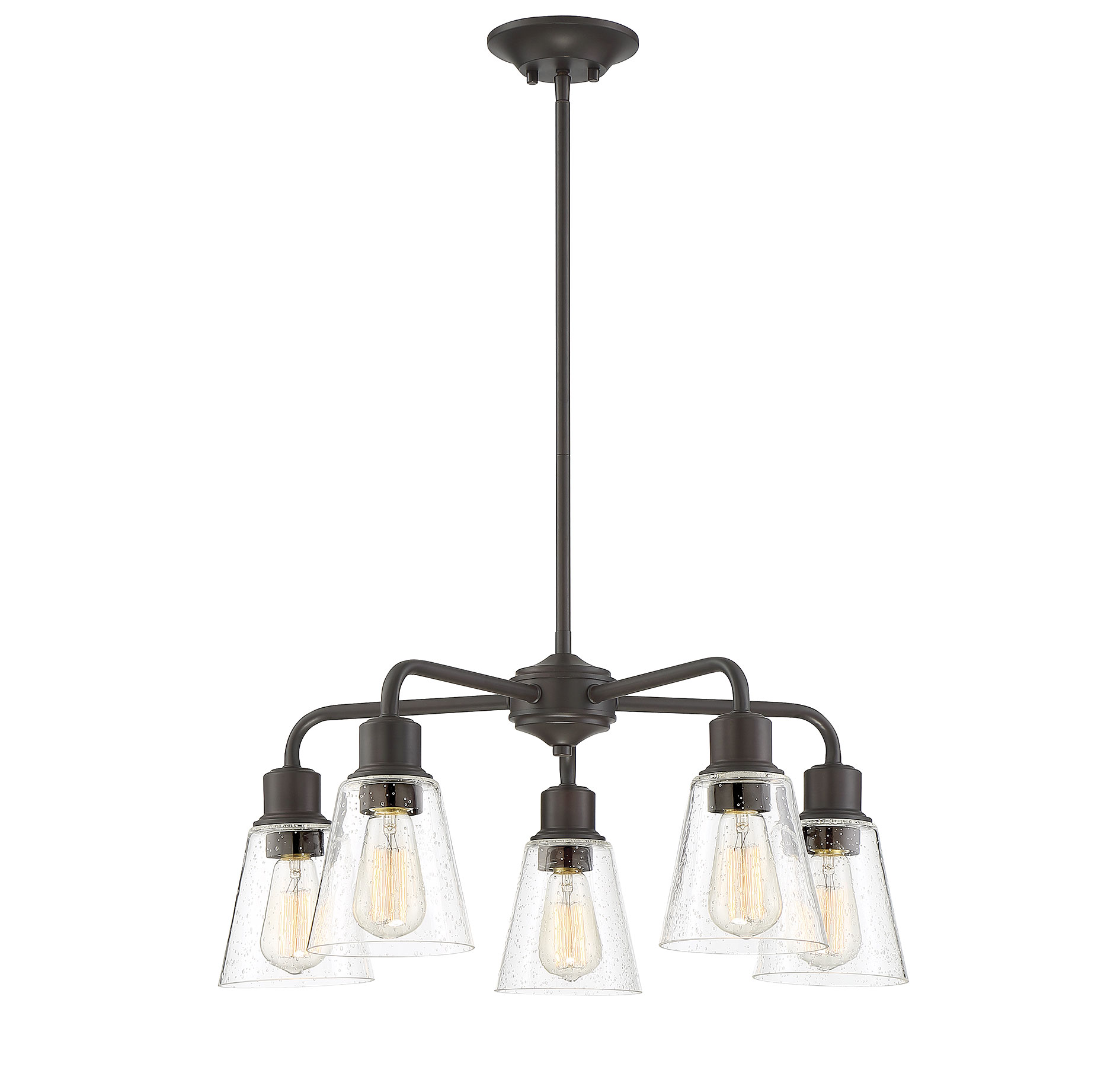 Trade Winds Piedmont 5-Light Chandelier in Oil Rubbed Bronze