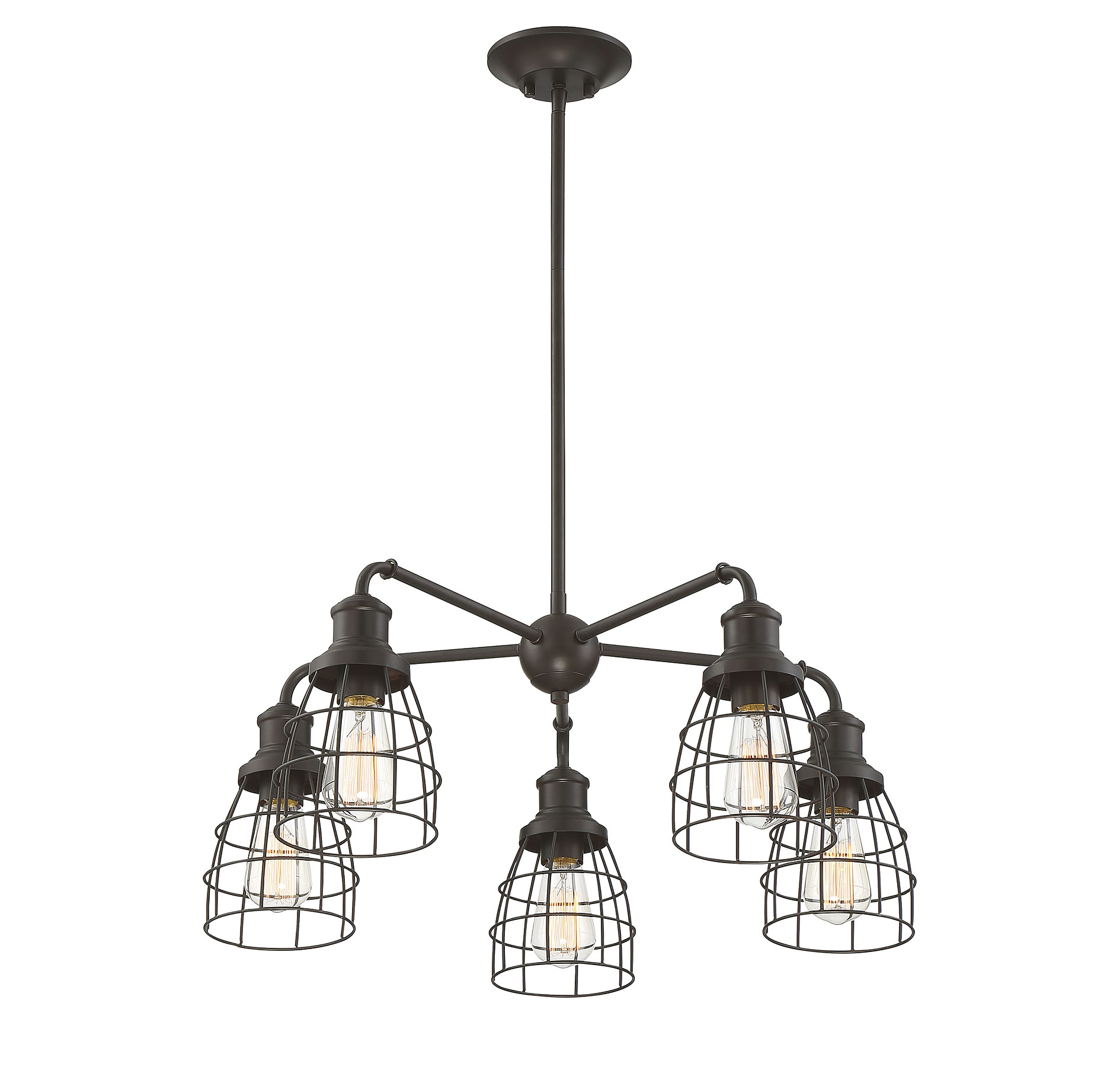 Trade Winds Davenport 5-Light Chandelier in Oil Rubbed Bronze