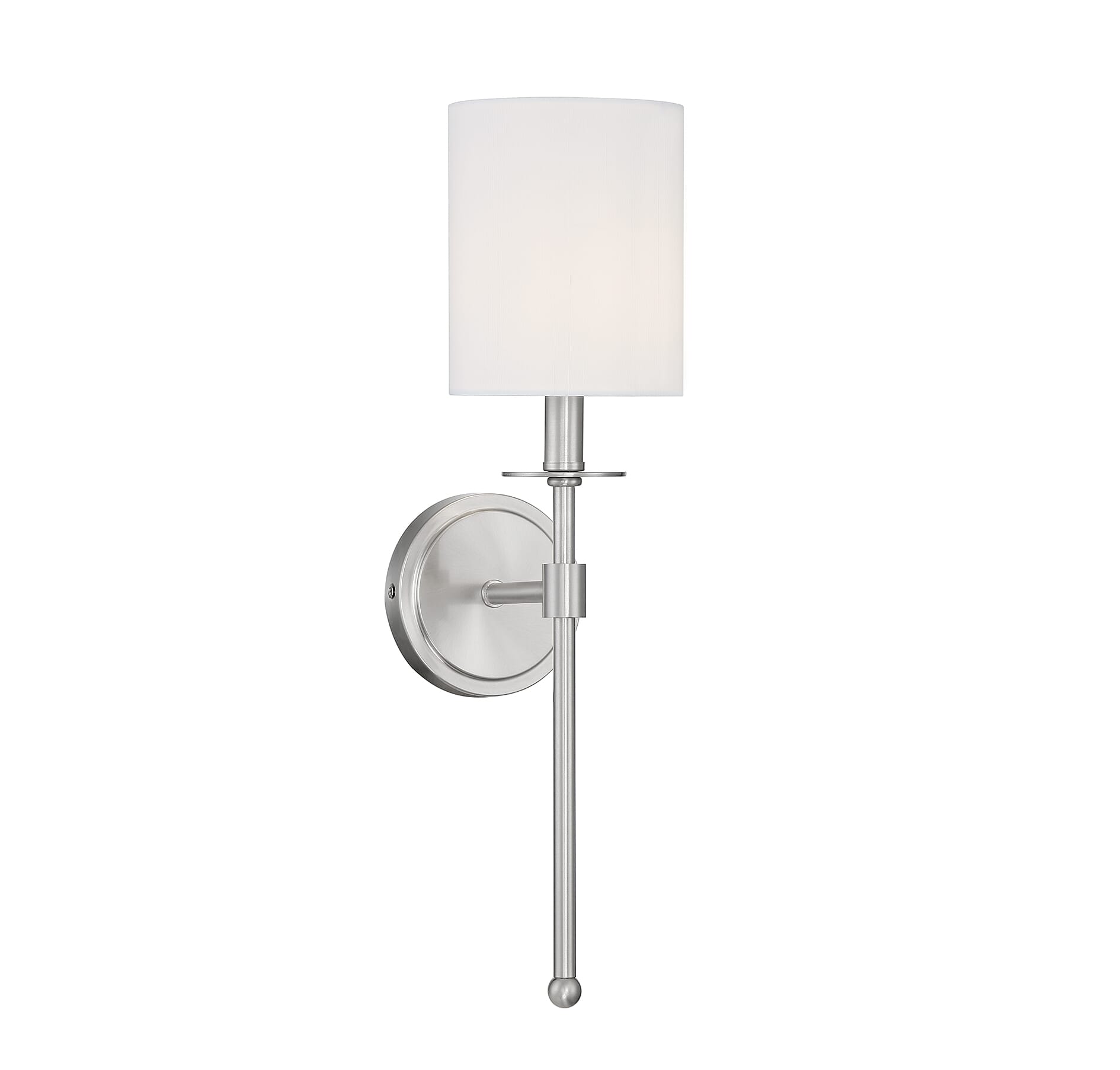 Trade Winds Lyra Wall Sconce in Brushed Nickel