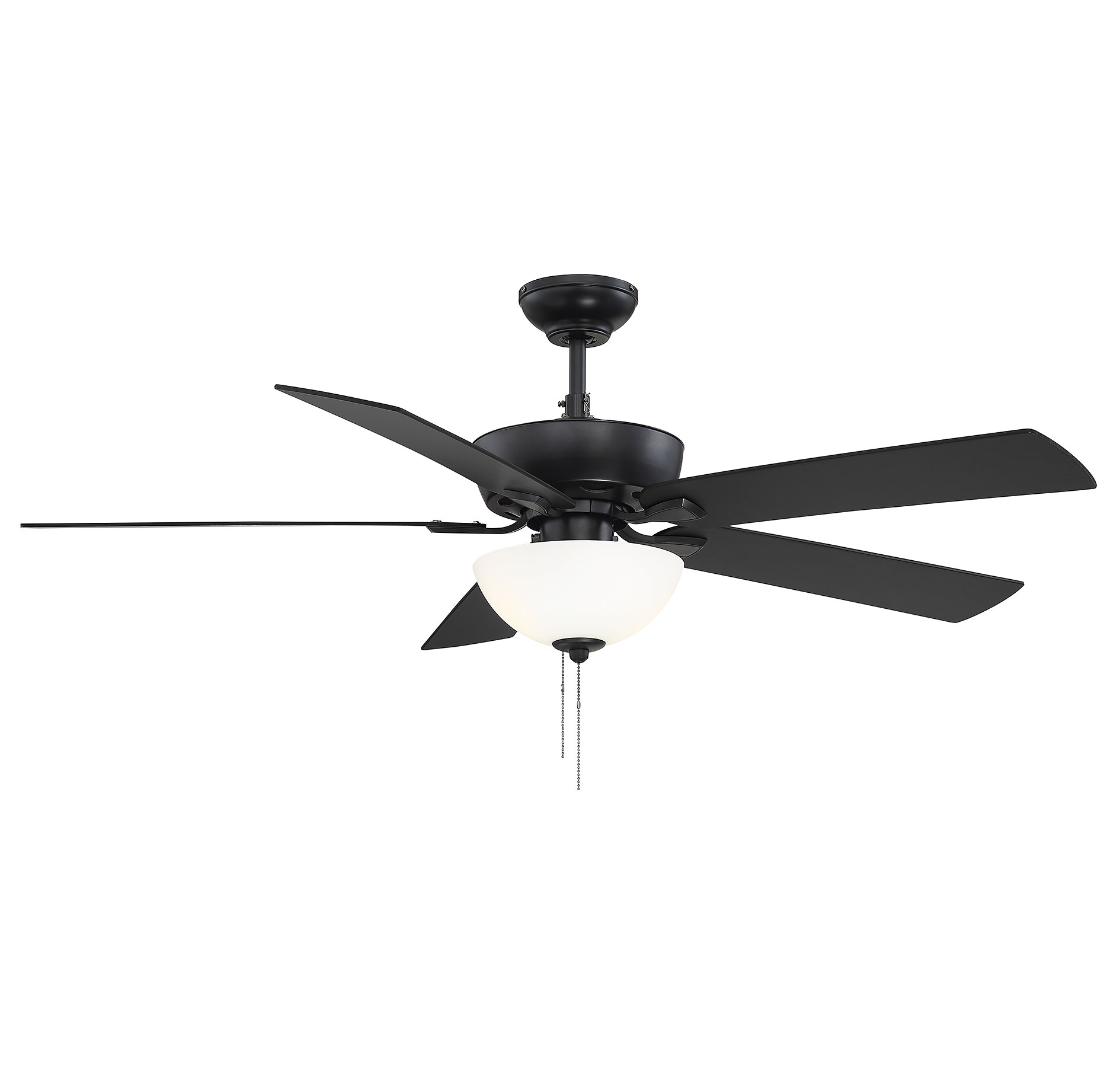 Trade Winds Berkeley Lake 52" LED Ceiling Fan in Black