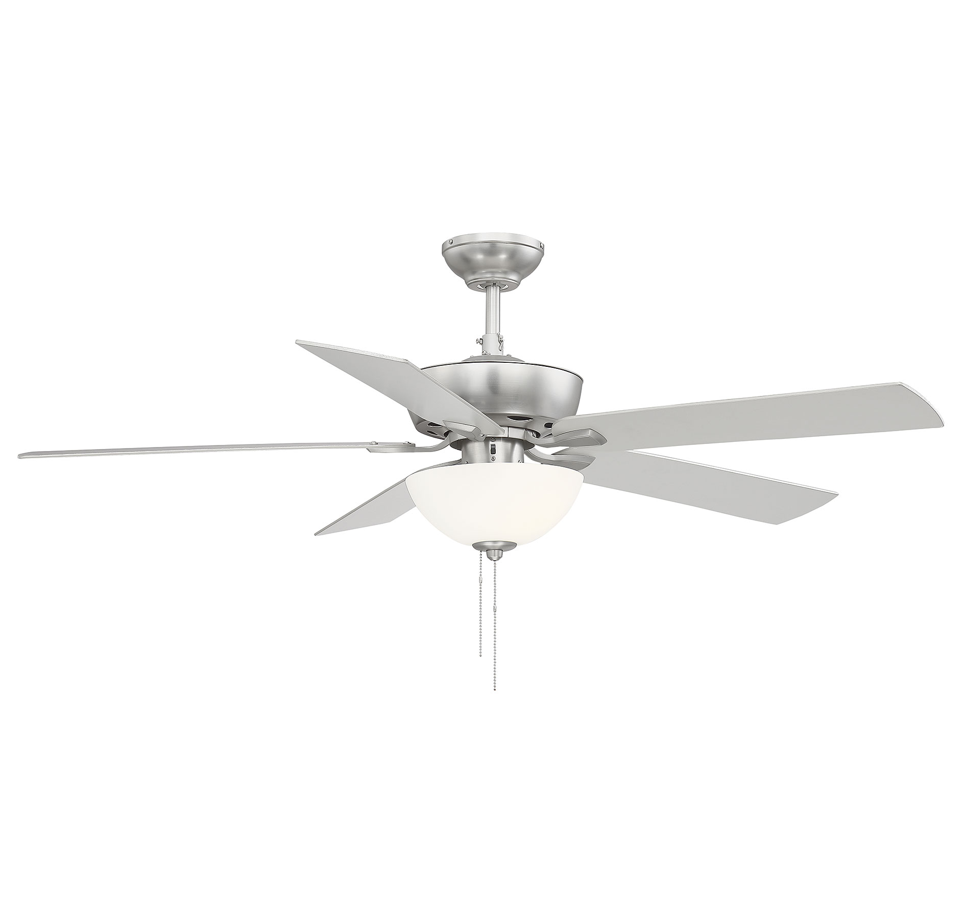 Trade Winds Berkeley Lake 52" LED Ceiling Fan in Brushed Nickel